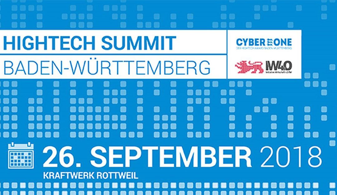 26.09.2018  Hightech Summit Baden-Württemberg