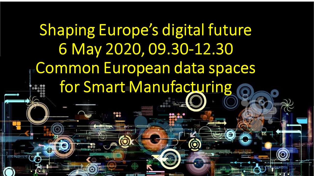 A common European data space for Smart Manufacturing