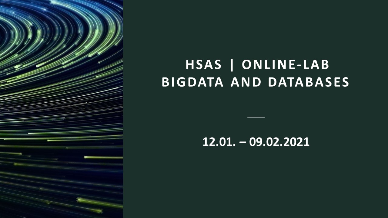 HSAS | Online-Lab BigData and Databases