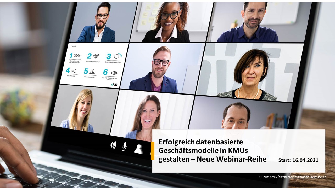 Erfolgreich datenbasierte Geschäftsmodelle in KMUs gestalten – Neue Webinar-Reihe