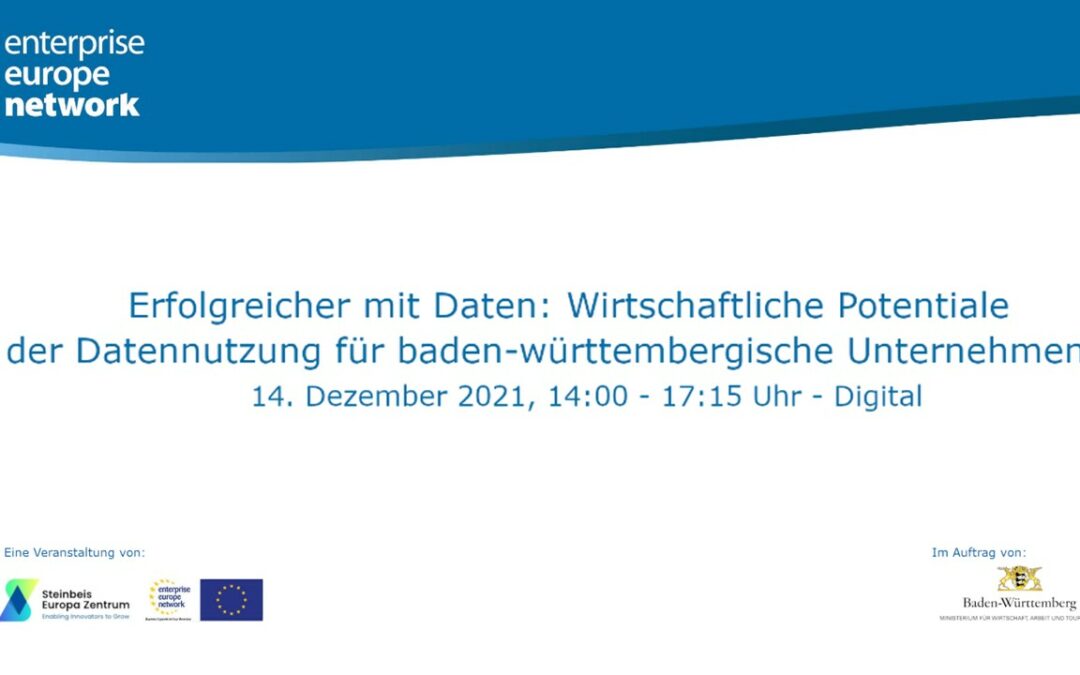 Erfolgreicher mit Daten: Wirtschaftliche Potentiale der Datennutzung für baden-württembergische Unternehmen