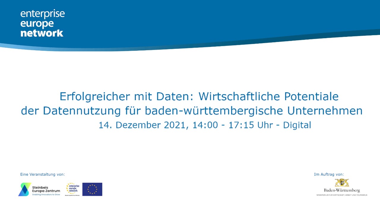 Erfolgreicher mit Daten: Wirtschaftliche Potentiale der Datennutzung für baden-württembergische Unternehmen