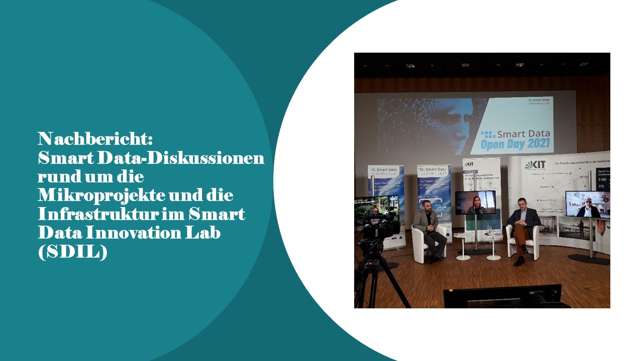 Smart Data-Diskussionen rund um die Mikroprojekte und die Infrastruktur im Smart Data Innovation Lab (SDIL)