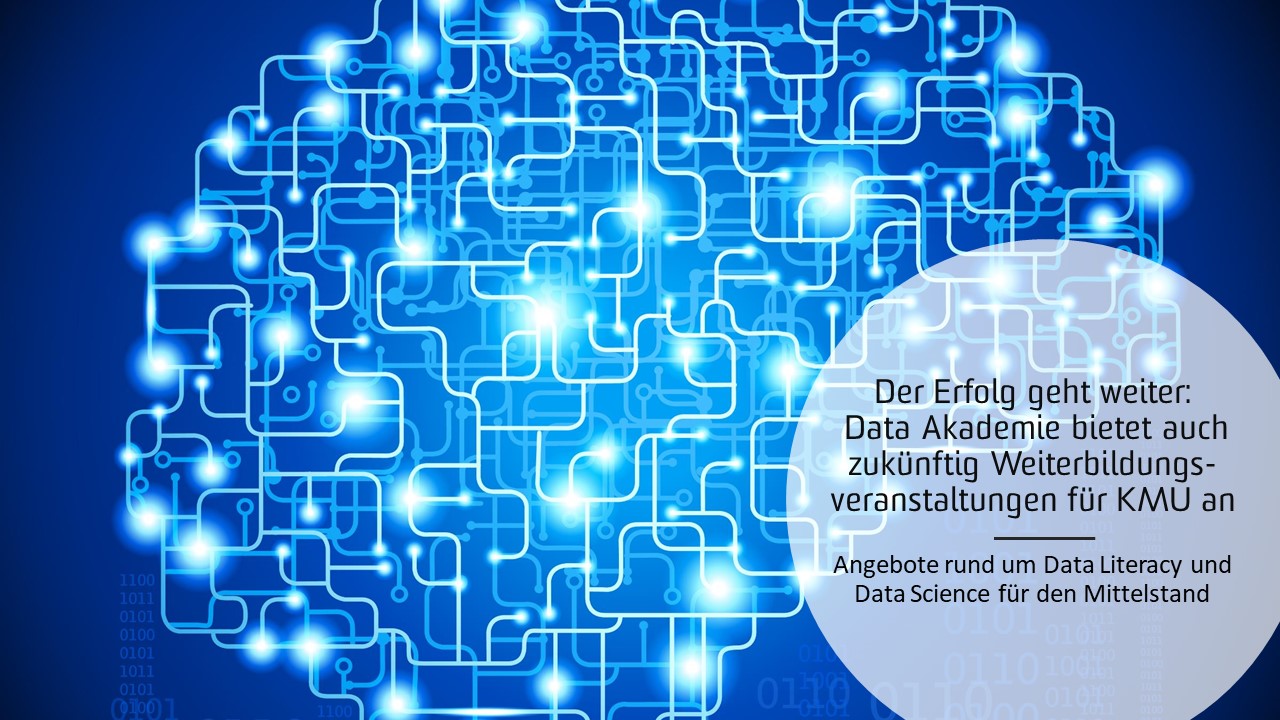 Der Erfolg geht weiter: Data Akademie bietet auch zukünftig Weiterbildungsveranstaltungen für KMU an