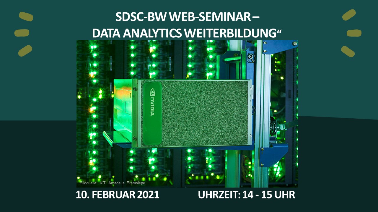 SDSC-BW WEB-SEMINAR: Data Analytics Weiterbildung