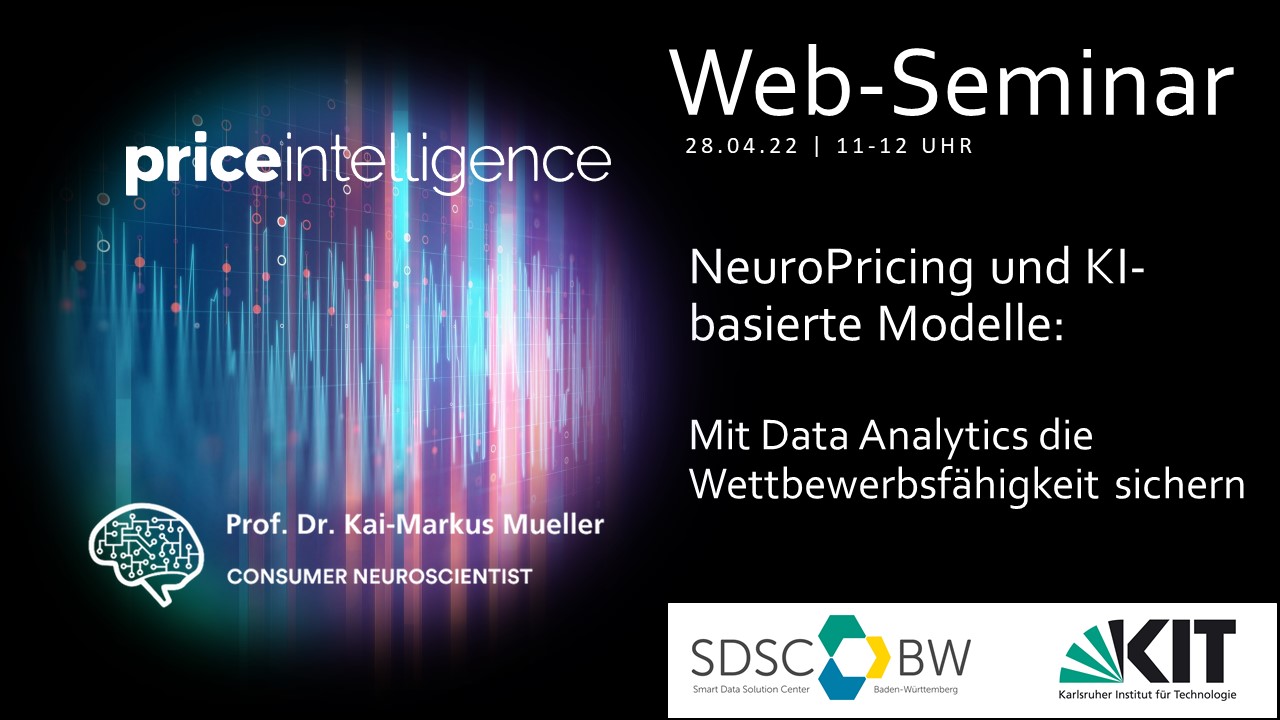 Web-Seminar:  NeuroPricing und KI-basierte Modelle: Mit Data Analytics die Wettbewerbsfähigkeit sichern