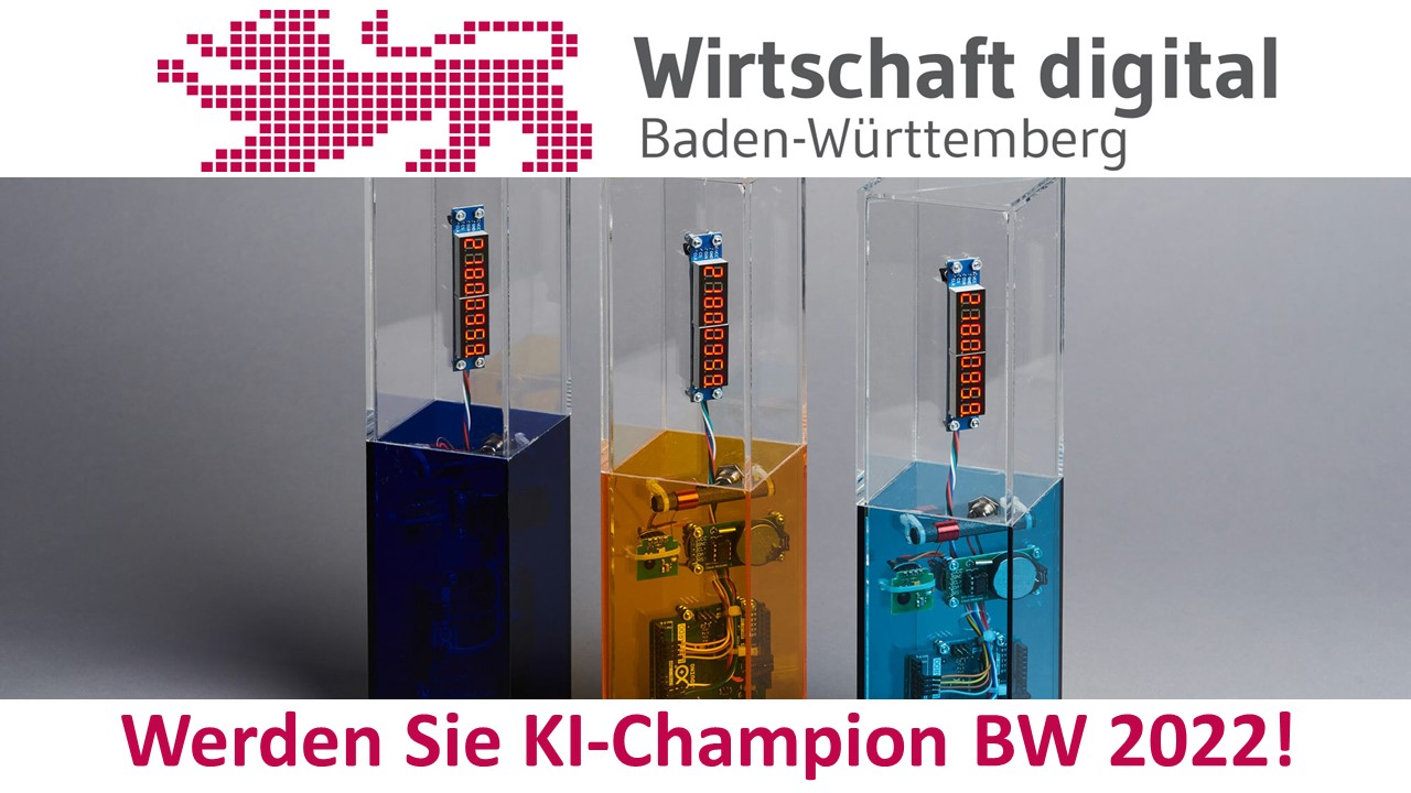 Werden Sie KI-Champion BW 2022! Deadline 14.4.