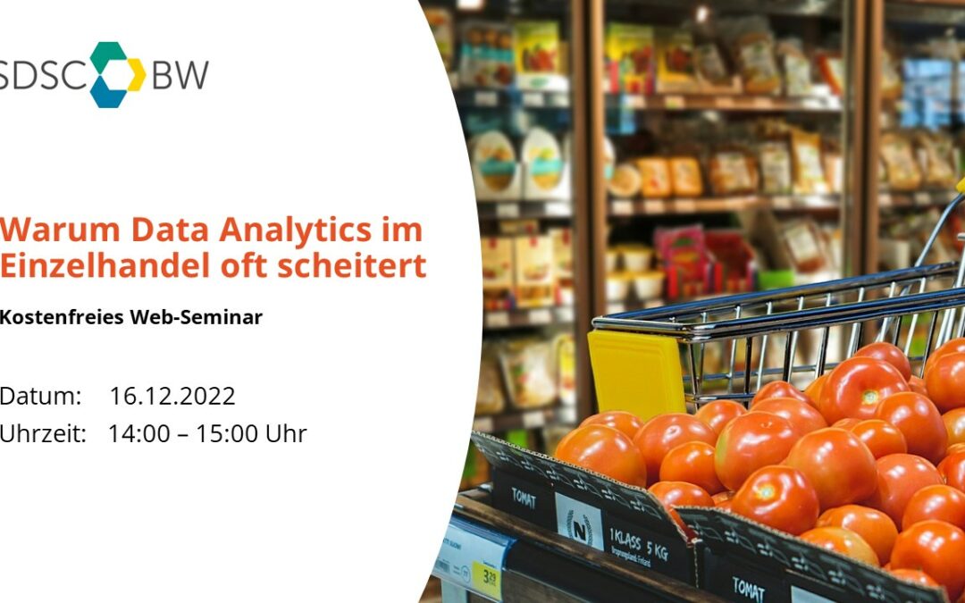 WEB-SEMINAR: Warum Data Analytics im Einzelhandel oft scheitert