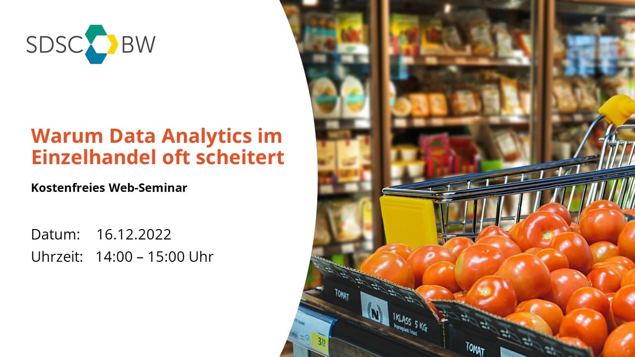 WEB-SEMINAR: Warum Data Analytics im Einzelhandel oft scheitert