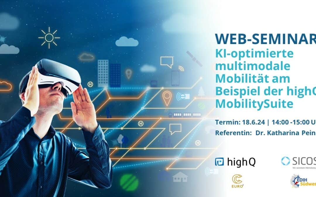 WEB-SEMINAR: „KI-optimierte multimodale Mobilität am Beispiel der highQ MobilitySuite“
